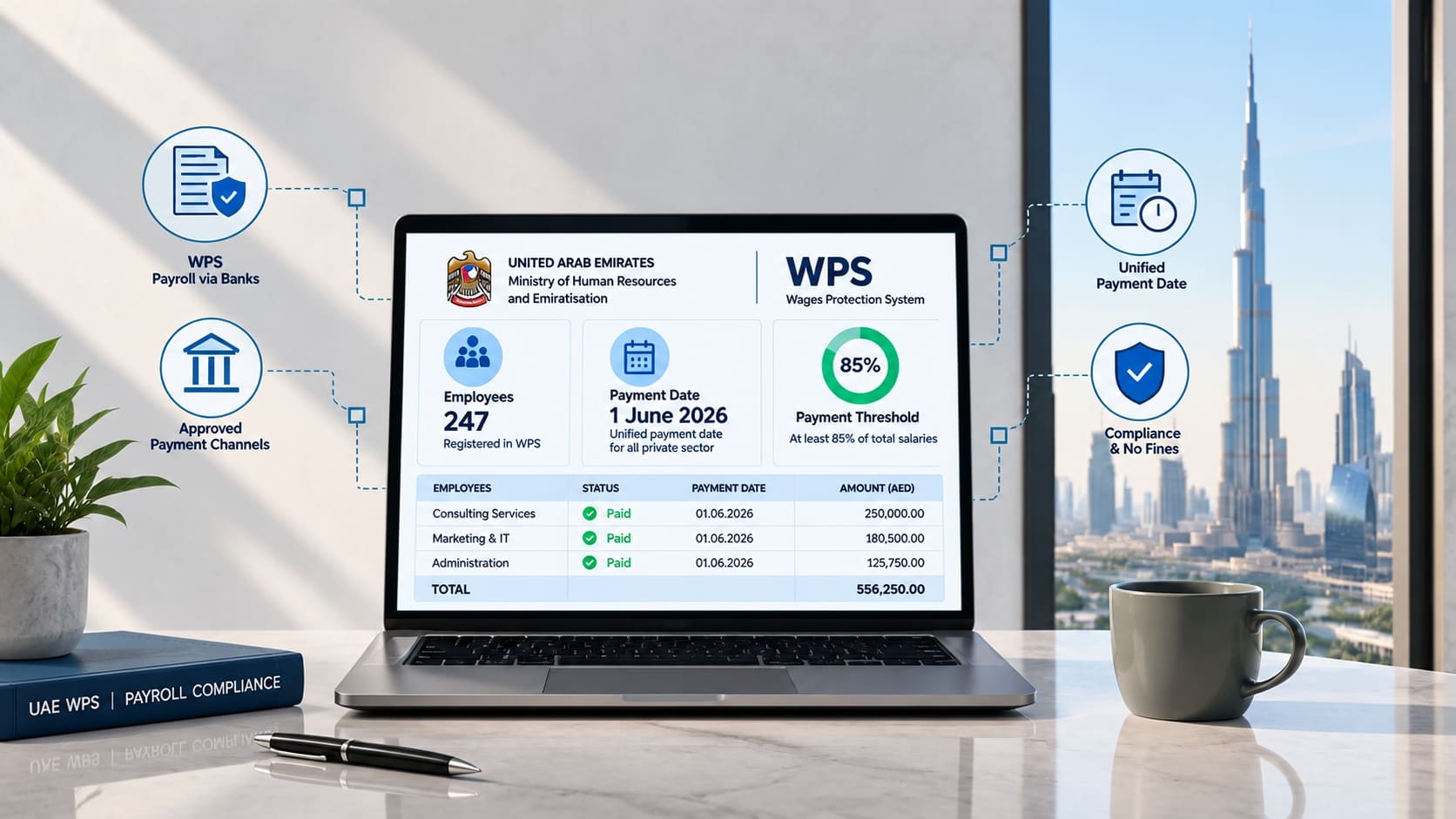 Что такое WPS в ОАЭ и как платить зарплату по закону
