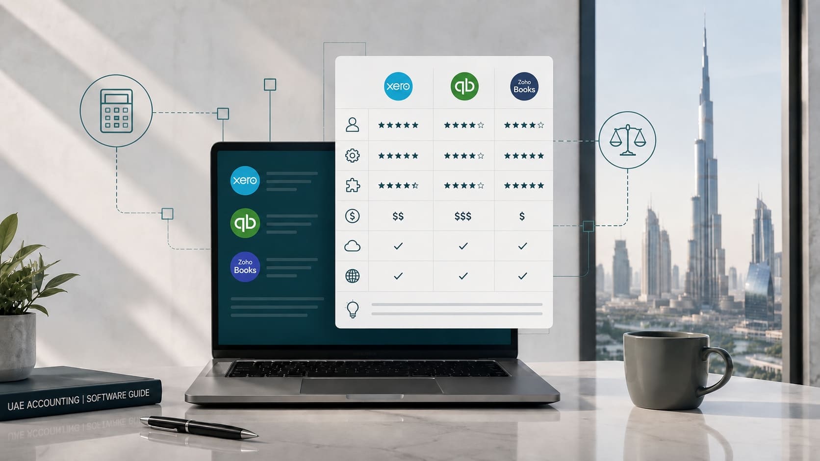 Xero, QuickBooks или Zoho Books: какую бухгалтерскую программу выбрать в ОАЭ